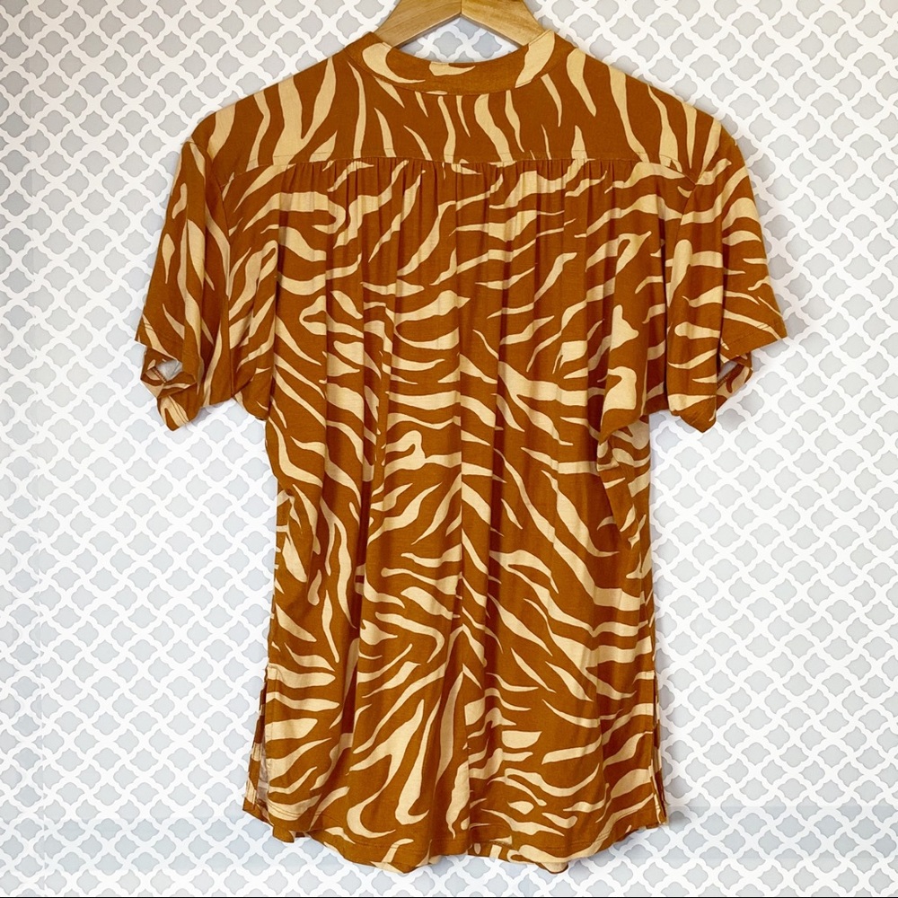 EUC Anthro Maeve Printed Windham Tunic in Cedar - Picture 12 of 12